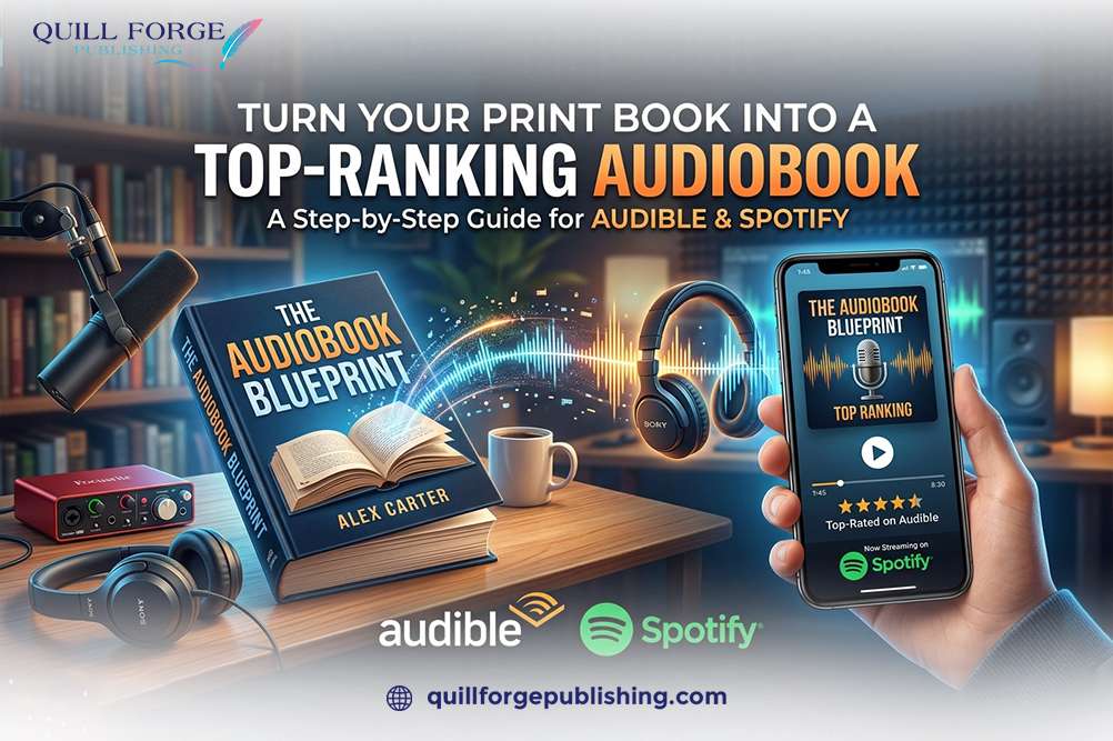 How to Turn Your Print Book into a Top-Ranking Audiobook on Audible & Spotify