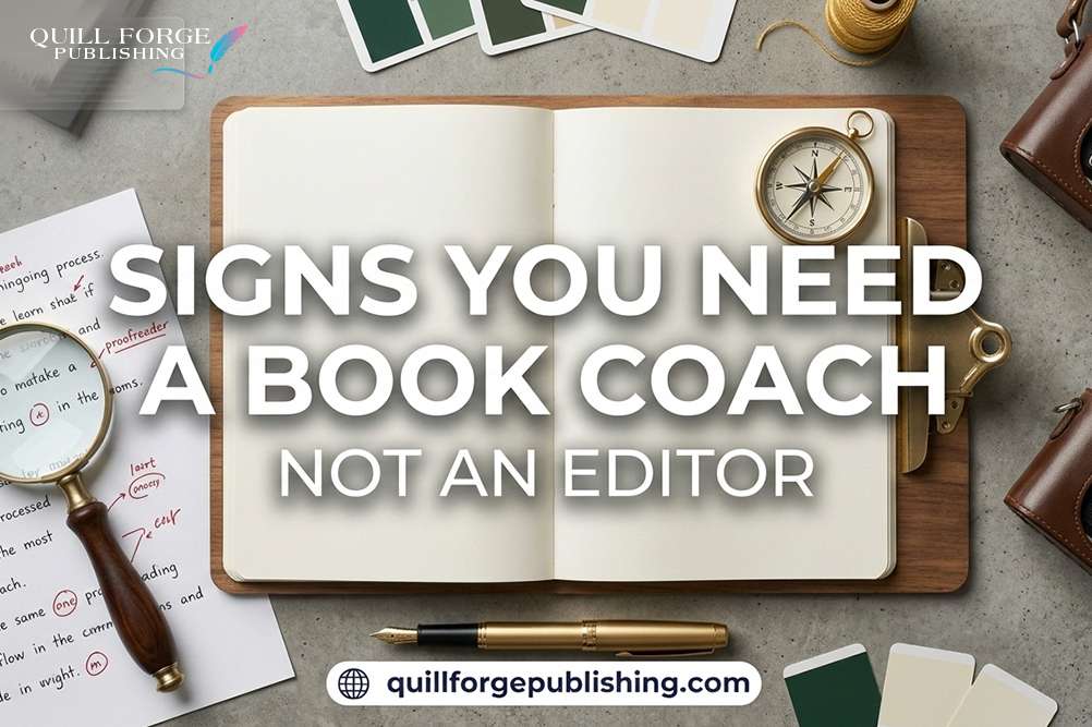 5 Signs You Need a Book Coach Not an Editor