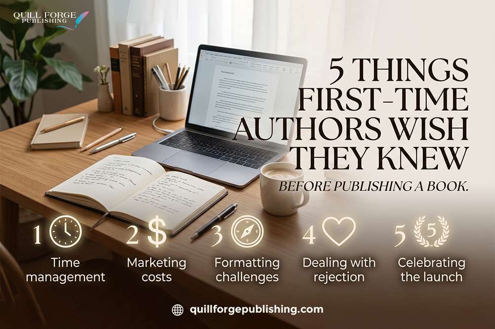 5 Things First-Time Authors Wish They Knew Before Publishing a Book