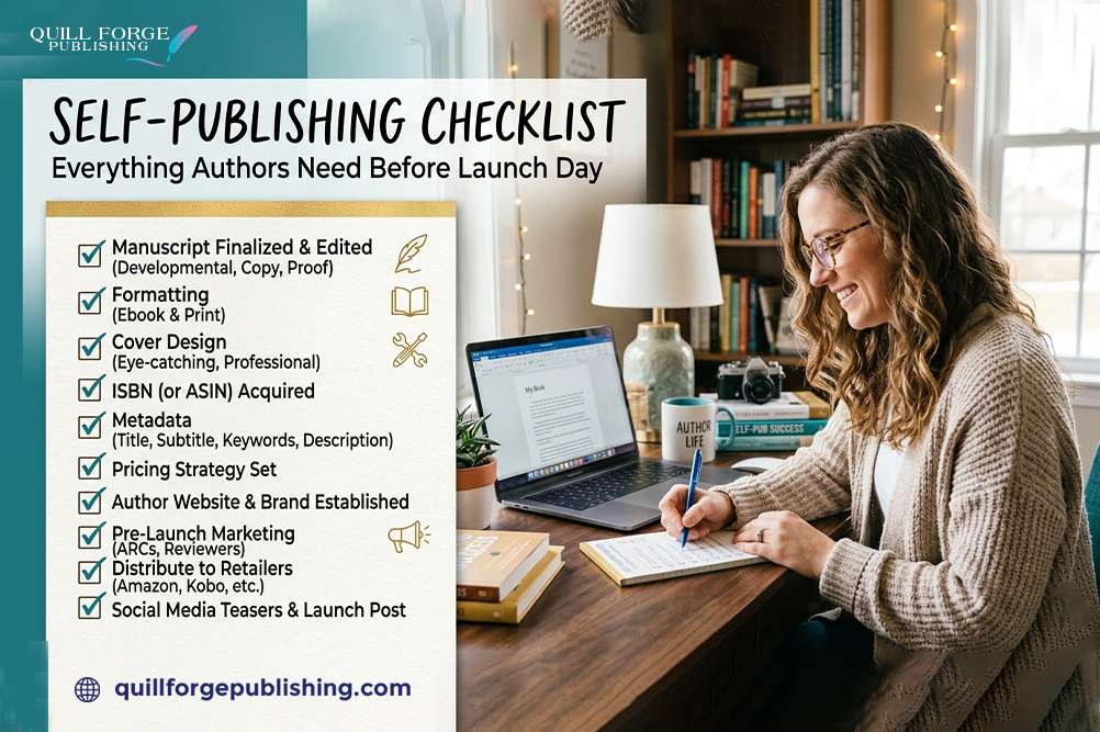 Self-Publishing Checklist: Everything Authors Need Before Launch Day