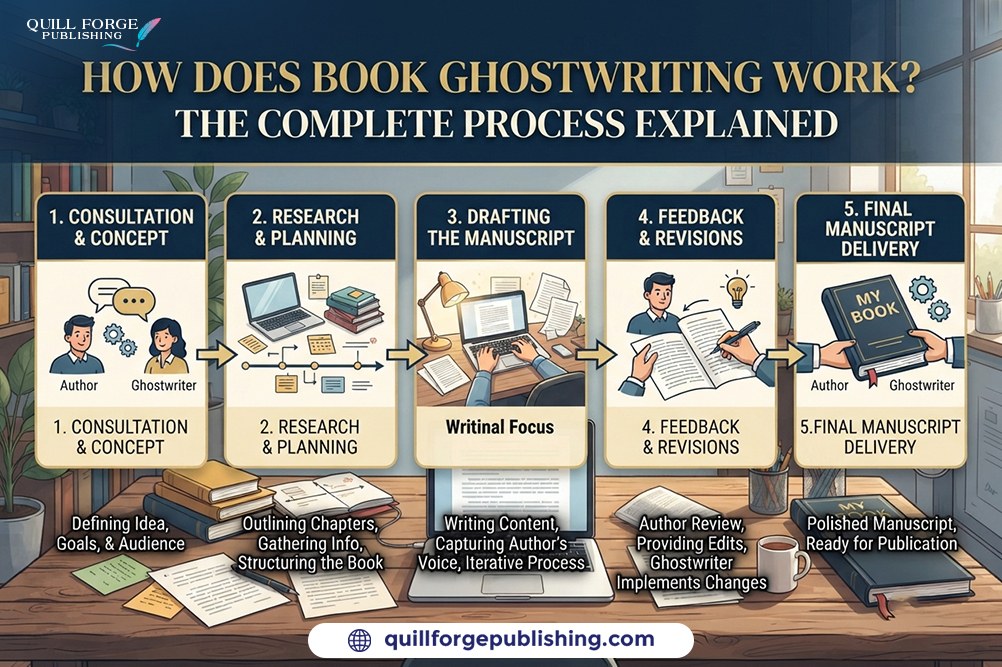 How Does Book Ghostwriting Work? The Complete Book Ghostwriting Process Explained
