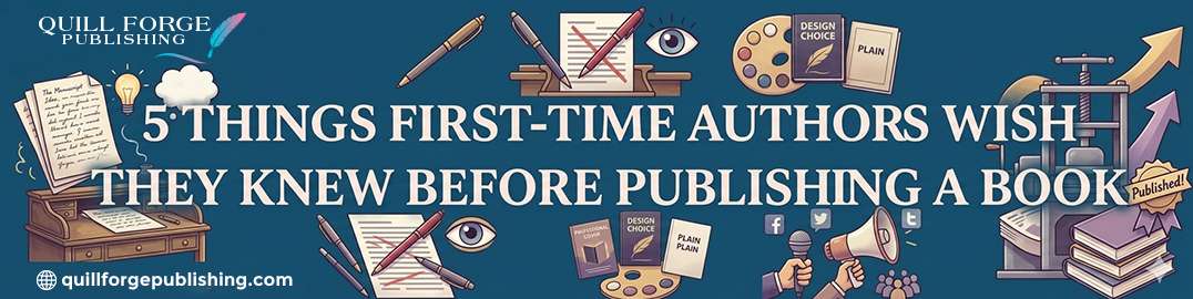5 Things First-Time Authors Wish They Knew Before Publishing a Book