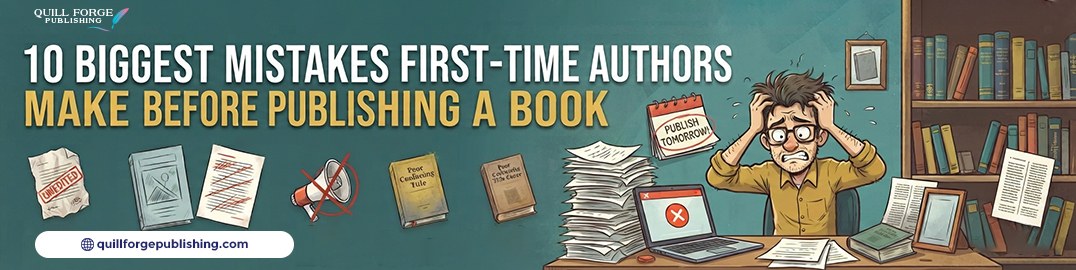 10 Biggest First Time Author Mistakes Before Publishing a Book (And How to Avoid Every One)
