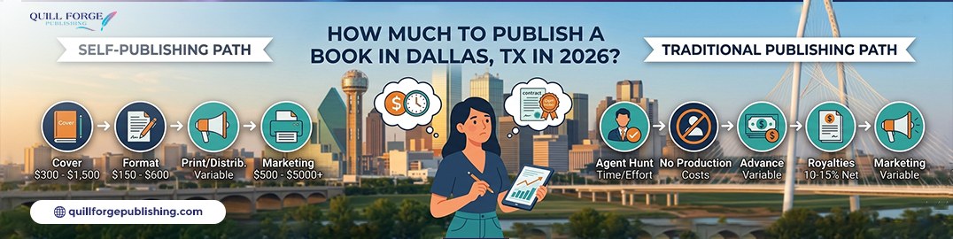 How Much Does It Cost to Publish a Book in Dallas, TX in 2026?